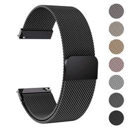 Watch Bands Samsung Galaxy Watch 6 strap 4/5/Pro/classic/44mm 40mm Gerar S3 magnetic ring corea bracelet Huawei GT 2e 3 240424