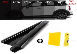 yentl 3mx50cm VLT Car Auto Home Glass Window Tint Tinting Film Roll With Scraper For Car Side Window House Commercial Solar Pr2968944