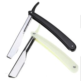 Two Colour Manual Shaver Professional Stainless Steel Sharp Salon Razor Holder Folding Shaving Knife Shave Beard Cutter