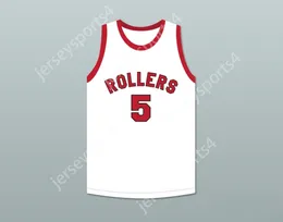 CUSTOM NAY Mens Youth/Kids KENNY SAILORS 5 PROVIDENCE STEAMROLLERS WHITE BASKETBALL JERSEY 4 TOP Stitched S-6XL