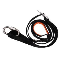 Accessories Adjustable Foot Climbing Ascender Foot Loop Rope Black Outdoor Climbing Accessory Climbing Equipment