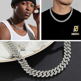 Strands Mens Punk Stainless Steel Curled Cuban Necklace Suitable for Women Black Silver Chain Necklace Solid Metal Jewellery Q6M8 240424