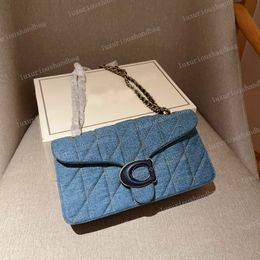 24 New Quilted TABBY 26 Shoulder Bag Designer Luxury Fashion Crossbody bag Top Quality Denim Women Handbag Casual Totes Bag Purse Shopping Wallet