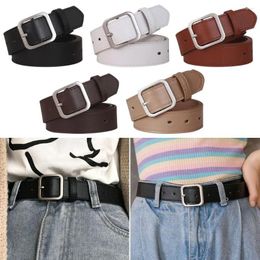 Belts Fashion Design Casual Leather Belt Square Pin Buckle Waistband Waist Band Ladies Dress Strap