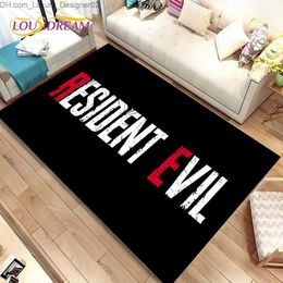 Carpet 3D R-Resident Evil Games player area carpet used for decorating living room sofa door childrens game non slip floor mat Q240426