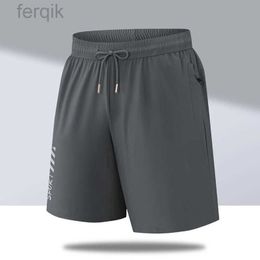 Men's Shorts Summer Thin Ice Silk Mens Sports Shorts Loose and Casual Sweat-absorbing Quick Drying Sports Running Beach Pants d240426