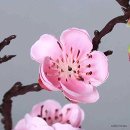 Dried Flowers Artificial Plum Blossom Chinese Style Small Winter Plum Artificial Flower Living Room Decoration Silk Flower Branch