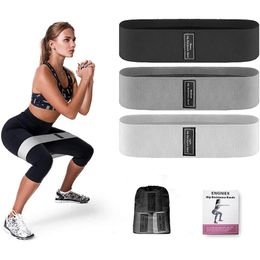123PCS Elastic Bands Fitness Resistance Bands Yoga Pilates Hip Squat Circle Expander Bands Gym Training Home Workout Equipment 240425