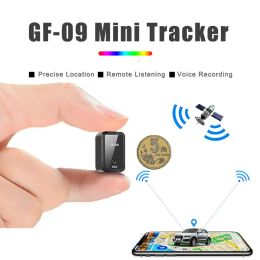 Trackers GF09 Mini GPS Locator Magnetic Localizador Voice Recorder Car Pet Kids Vehicle Anti Lost Smart Device Remote Location Tracker