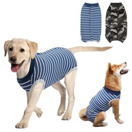 Dog Apparel Recovery Suit Abdominal Wound Clothes Dogs Anti-Licking Pet Onesies Vest Post Sterilisation