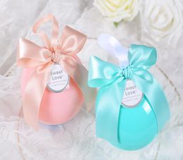 Wedding Favors Box Holders Sweet Candy Favour Ball Shape Party Favor Boxes Wedding Decoration High Quality9233729