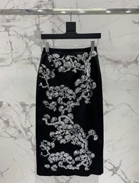 Skirts 2024 Women's Clothing Sequin Embroidered Skirt Spring Summer No.34