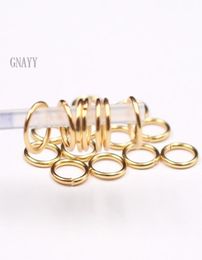 Lot 500pcs Jump Ring split rings MORE size Stainless Steel GoldPlated Bling Findings Markings Jewelry accessories DIY8148994