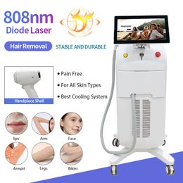 Laser Machine 808Nm Diode Laser Hair Removal Machine Ice Permanent Painless Epilation Equipment Whole Body Use For All Skin Colors