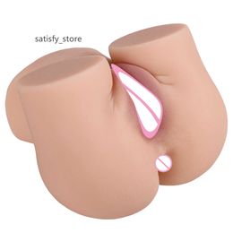 Male Masturbator Sex Doll Busty Ass Butt Realistic Pussy Ass Masturbator Stroker with Vagina and Anal Male Sex Toy