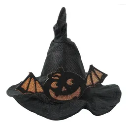 Dog Apparel Halloween Cat Costumes Po Props Headwear Witch Hat Adjustable Bat Pumpkin Pet Headdress Cosplay Prop Costume Outfit