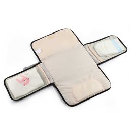 Mats Waterproof diaper replacement pad multi-functional portable baby diaper cover pad cleaning hand folding diaper bag soft and flexible TL2404