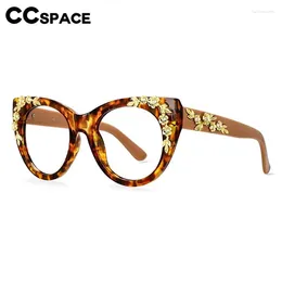Sunglasses R57091 Lady Brand Designcat Eye Optical Presbyopic Spectacle Luxury Flower Reading Glasses Dioptric 0.50 1.00 3.00