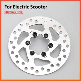 Scooters 120mm 6 Hole Disc Brake for Electric Scooter Rotor Brake with Screws Stainless Steel Rotor Parts