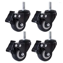 Storage Bags Universal Wheel Swivel Casters Heavy Duty Threaded Stem Locking Industrial For Carts