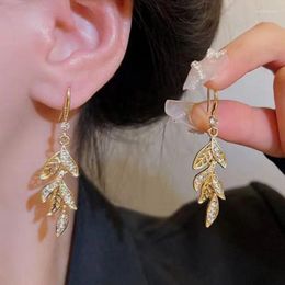Stud Earrings Ethnic Style Drop Fashion Jewellery Woman Hollow Leaves Tassel Long Dangle Bohemian Leaf Trendsetter Gifts