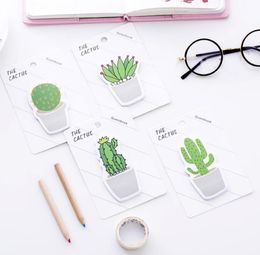 Cute Cactus Memo Supplies Sticky Note Accessories School Book Stickers Pad N Note Memo Office Sticker Paper Stationery Mjldp8124748