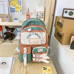 Backpack Children Girls Cute School Bag Female High Harajuku Large Capacity Primary Students