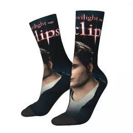 Men's Socks Autumn Winter Cool Women's The Saga Eclipse Movie Edward Breathable Skateboard