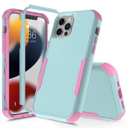 Cell Phone Cases 3-layer shell suitable for iPhone 15 14 13 11 Pro Max Mini XR XS Max 8 7 15 Plus SE 2020 Luxury Armored Shock Absorber Hard Shell J240426