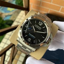 Panerei Submersibls Watches Panerei Swiss Watch Sneak Series Sapphire Mirror 45mm 13mm 904 Steel Strap Brand Italy Sport Wristwatches Designer Mechani ML5E