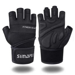 Gloves Gym Gloves Fitness Heavyweight Training Men Women Body Building Training Sports Half Finger NonSlip Gloves Wrist Support Weight