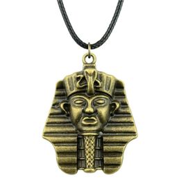 WYSIWYG 5 Pieces Leather Chain Necklaces Pendants Choker Collar Women Necklace Jewellery Egyptian Pharaoh 36x28mm N6A114175872353