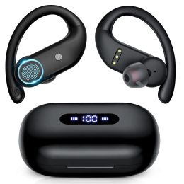 Headphones TWS Wireless Bluetooth Earphone Noise Cancelling Earbuds Waterproof Sport Touch HIFI Headphone 4Mics HD Call for Sports Running