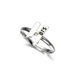 1 PCS Fashion Kpop BTS Got7 Wanna One Twice Bangtan Boys Women Finger Ring Adjustable Jewelry1673787