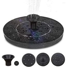 Garden Decorations Solar Fountain Pump Circle Powered Water Floating Pumps Decoration