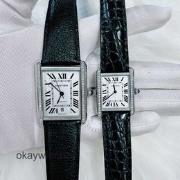 Dials Working Automatic Watches Carter Double 11 Couple Watch Tank Mens Mechanical Womens Quartz Rear Diamonds