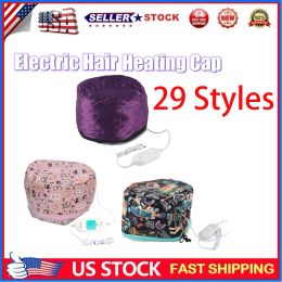 Bags 29 Style Deep Conditioning Electric Hair Thermal Treatment Beauty Steamer Spa Nourishing Hair Care Caphairdressing Baked Oil Cap