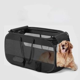 Cat Carriers Crates Houses Outdoor automatic pop-up cat house dog house tent cage Oxford cloth pet nest cat house car indoor pet hole bed 240426