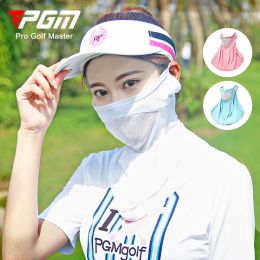 Caps PGM Golf Sunscreen Mask Manufacturer Wholesale Ice Silk Mask for Men and Women Neck Riding Cool and Breathable Mask KOZ004