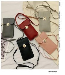 Shoulder Bags Arrival Summer 2024 Net Red Fashion Solid Color Versatile One Slant Lock Leisure Mobile Phone Bag