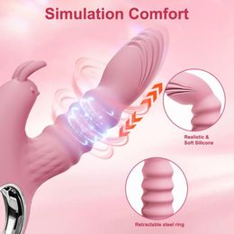 sex toysVibrators New female telescopic vibrator G-point clitoris stimulation masturbator 10-frequency vibration of female sex toys women sex toys