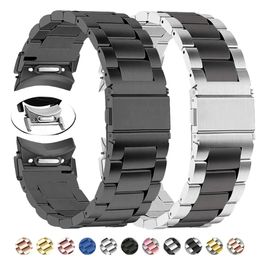 Quick fit stainless steel band for Galaxy Watch 6 4 5 pro 40 44mm 45mm 42 46mm no GAP strap for watch6 classic 43mm 47mm 240409