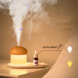 Appliances Desktop Humidifier With Colourful Ambient Light 250ml Capacity Aroma Diffuser for Home Aromatherapy Humidifiers Diffusers Bedroom