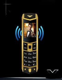 Luxury Gold 8800 Bar CellPhone Classic Cell Phones Dual Sim GSM Long Standby Bluetooth Camera FM Radio Metal Body Quad Band Mobile5003050