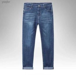 Men's Jeans Stretch Autumn/Winter Mens Jeans Mens Straight Pants and Versatile PantsL244