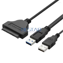 Computer Cables USB 3.0 To SATA 2.5 Inch HDD Hard Drive Cable Adapter 15cm 50cm With 2.0 Power For SATA3.0 Converter Connector