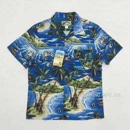 Men's Casual Shirts BOB DONG Mens Animal Print Aloha Hawaii Shirts Summer Short Sleeve Hawaiian Shirt Men Vintage Clothing Party Tops 240424