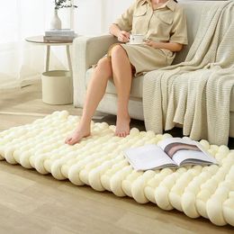 Pillow Large Knot Plush Nordic Aesthetic Fabric Stuffed Oversize Luxury Bedroom Windowsill Tatami