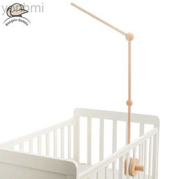Mobiles# Upgrade Version Baby Rattle Toy 0-12 Months Wooden Mobile On The Bed Newborn Music Box Bed Bell Toys Holder Bracket Infant Crib d240426