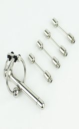 2016 Latest Design Stainless steel Urethral Sounding Stimulate Peins Plug Device BDSM Sex Toys For Men Urethra Stretching4646950